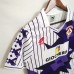 Fiorentina 91/92 Away White&Purple Soccer Jersey